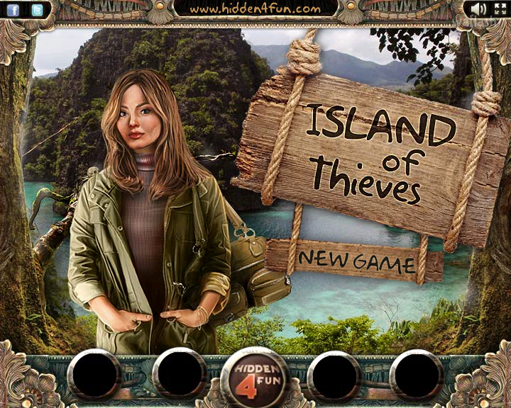 Hidden4fun 숨은그림찾기 - Island of Thieves 게임 화면 1