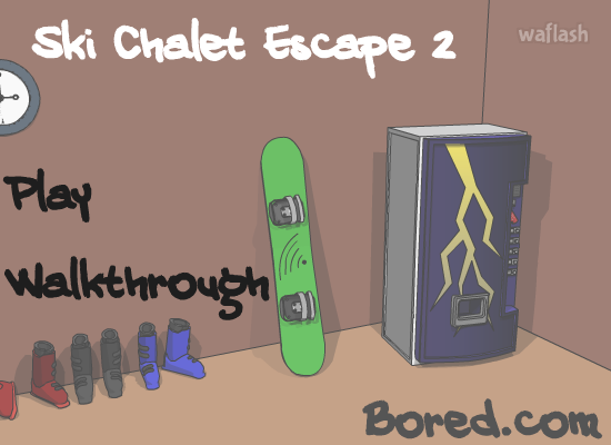 스키 샬레 탈출 2 (Ski Chalet Escape 2) 게임 화면 1