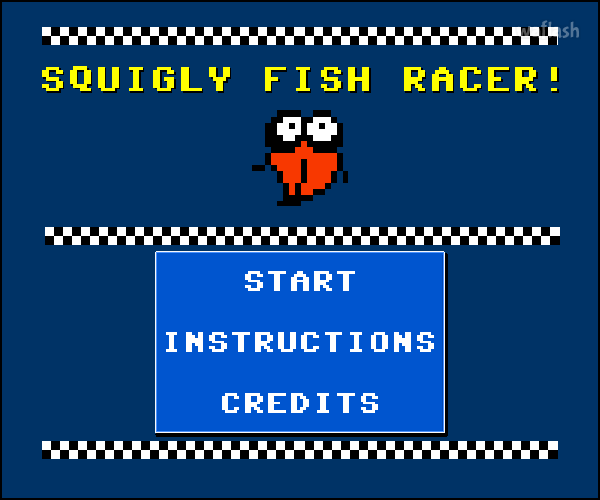 스퀴글리 피쉬 레이서 (Squigly Fish Racer) 게임 화면 1