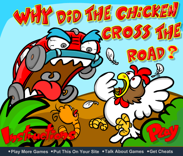길건너기 게임 - Why Did the Chicken Cross The Road? 게임 화면 1