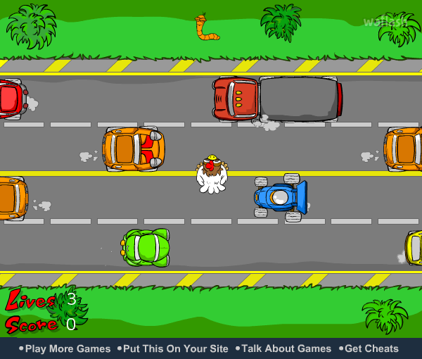 길건너기 게임 - Why Did the Chicken Cross The Road? 게임 화면 2