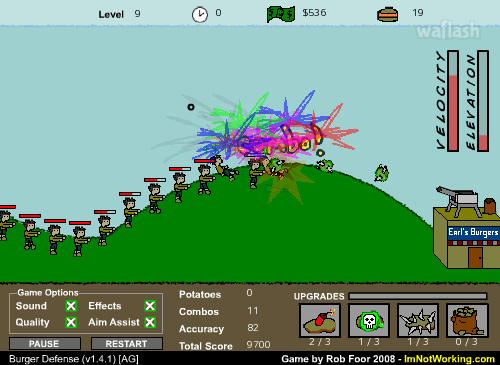 버거 디펜스 (Burger Defense) 게임 화면 2