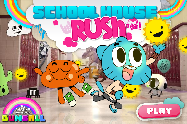 검볼 스쿨 하우스 러쉬 (Gumball: School House Rush) 게임 화면 1