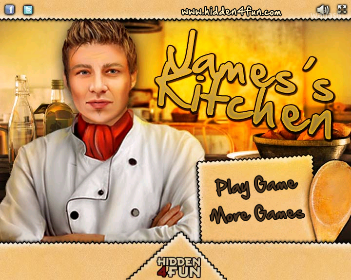 Hidden4fun 숨은그림찾기 - James's Kitchen 게임 화면 1
