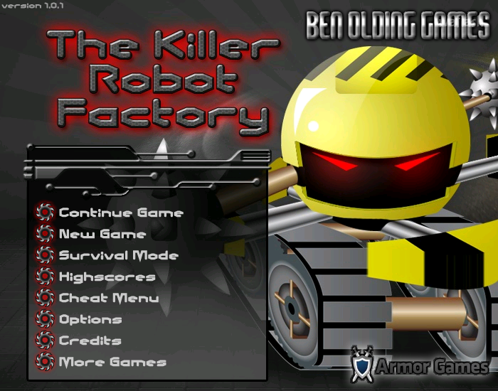 더 킬러 로봇 팩토리 (The Killer Robot Factory) 게임 화면 1
