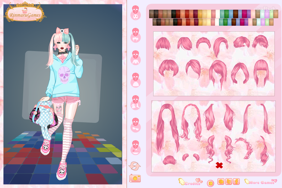 린마루게임즈 - Pastel Goth Dress Up 게임 화면 1