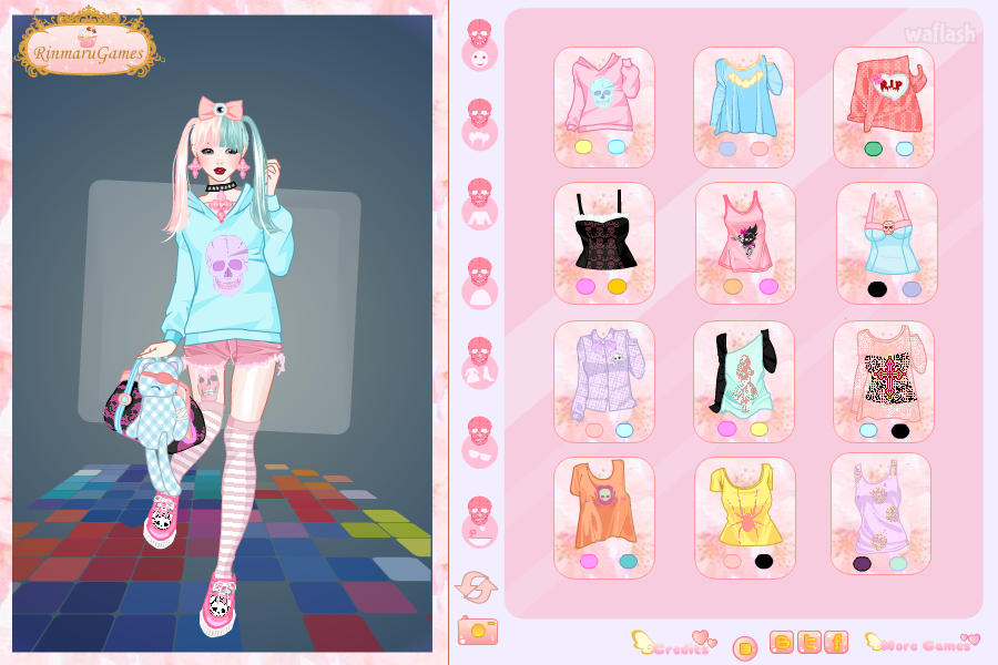 린마루게임즈 - Pastel Goth Dress Up 게임 화면 2