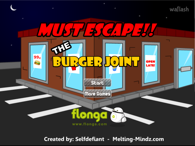 머스트 이스케이프 더 버거 조인트 (Must Escape The Burger Joint) 게임 화면 1