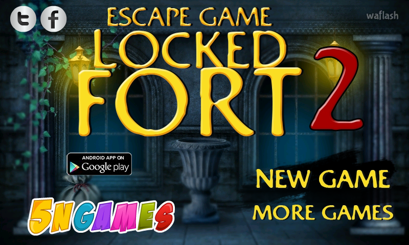 5nGames 잠긴 요새 탈출 2 (Escape Game Locked Fort 2) 게임 화면 1