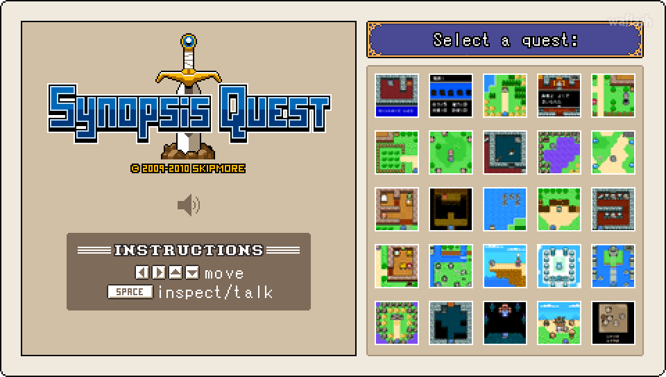 시놉시스 퀘스트 디럭스 (Synopsis Quest Deluxe) 게임 화면 1