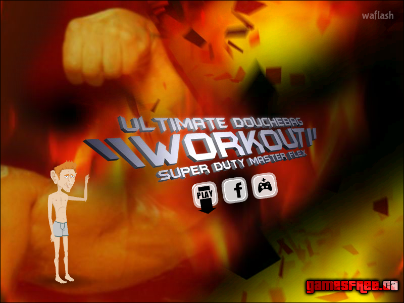 몸짱 만들기 게임 - Ultimate Douchebag Workout 게임 화면 1