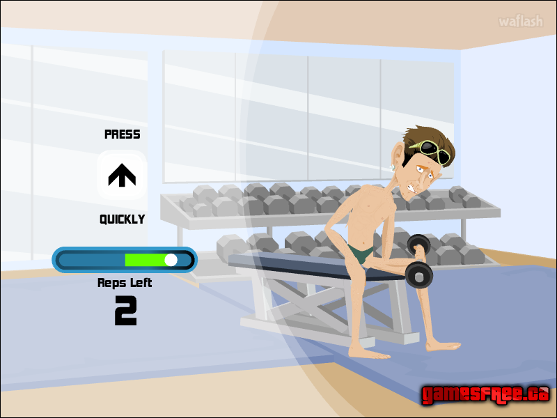 몸짱 만들기 게임 - Ultimate Douchebag Workout 게임 화면 2
