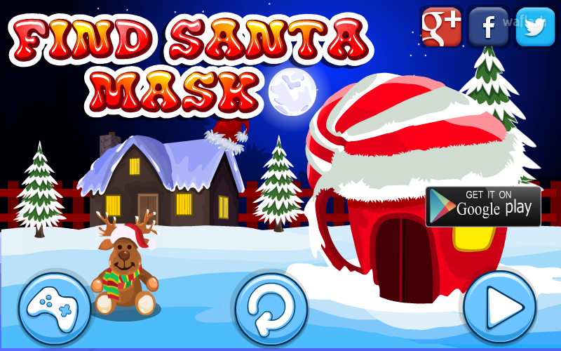 MIRCHI 산타 마스크 찾기 (Find Santa Mask) 게임 화면 1
