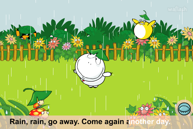 Rain Rain Go Away - 영어동요 게임 화면 2