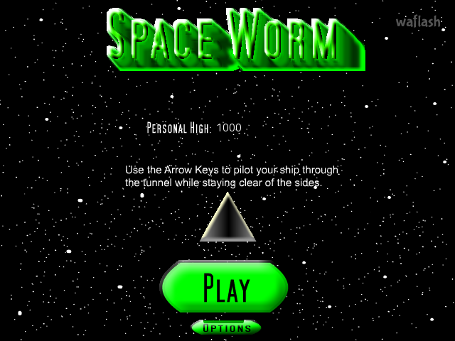 스페이스 웜 (Space Worm) 게임 화면 1