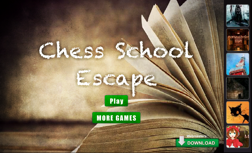 FreeRoomEscape - 체스 스쿨 이스케이프 (Chess School Escape) 게임 화면 1