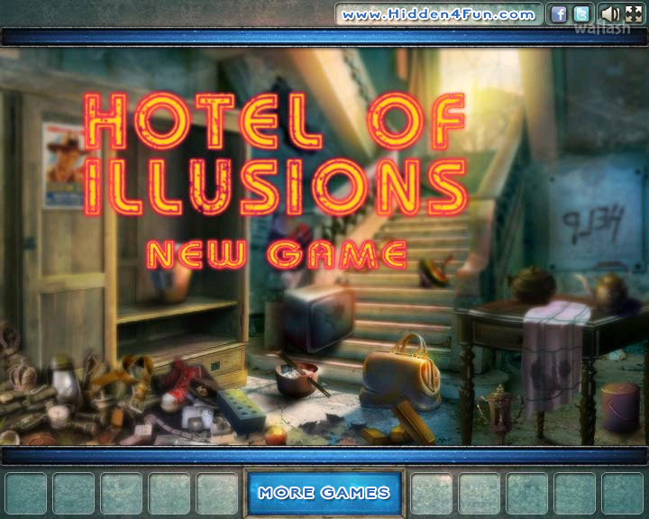 Hidden4fun 숨은그림찾기 - 호텔 오브 일루전스 (Hotel of Illusions) 게임 화면 1
