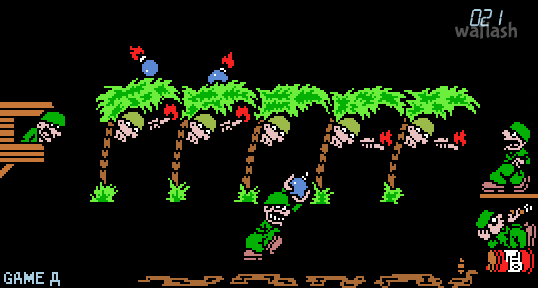 마리오 폭탄 제거 (Mario's Bombs Away) 게임 화면 2