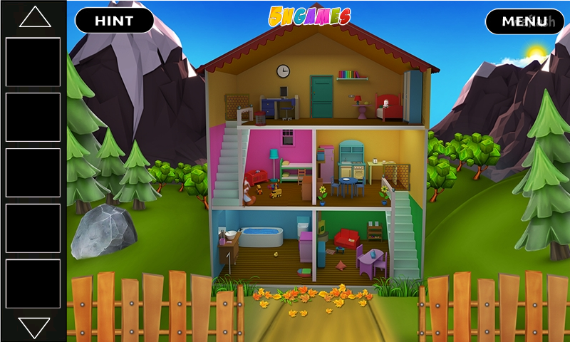 5nGames Escape Game The Doll House 2 게임 화면 2