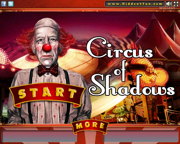 Hidden4fun 숨은그림찾기 - 서커스 오브 쉐도우즈 (Circus of Shadows) 게임 화면 1