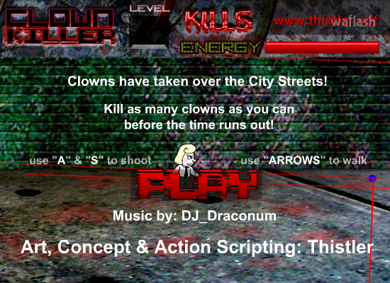 클라운 킬러 (Clown Killer) 게임 화면 1