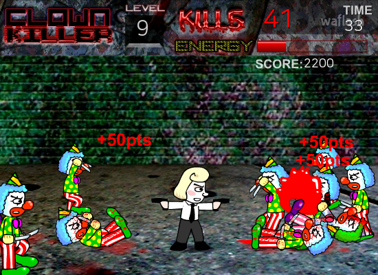 클라운 킬러 (Clown Killer) 게임 화면 2