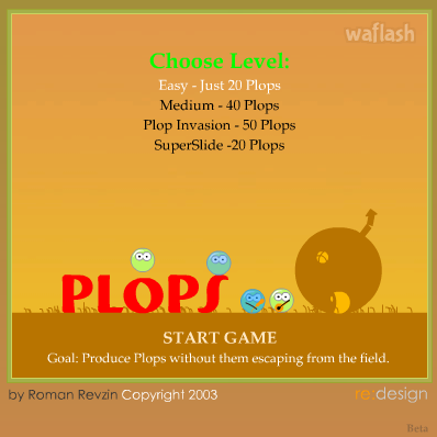 플롭스 (Plops) 게임 화면 1
