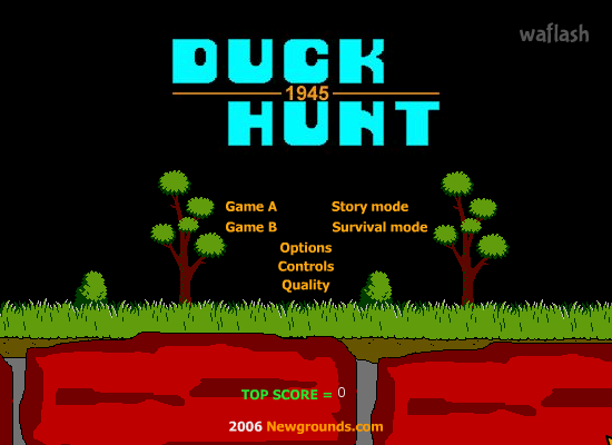 덕헌트 1945 (DuckHunt 1945) 게임 화면 1