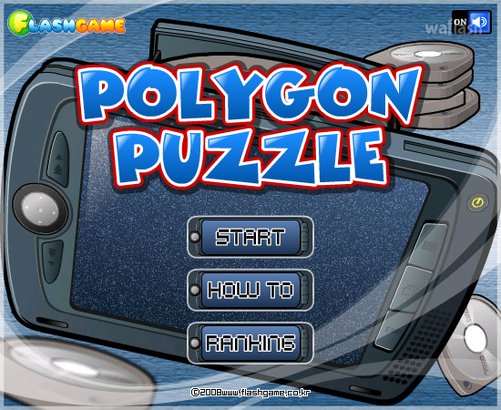 폴리곤 퍼즐 (Polygon Puzzle) 게임 화면 1