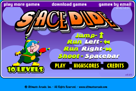 스페이스 듀드 (Space Dude) 게임 화면 1