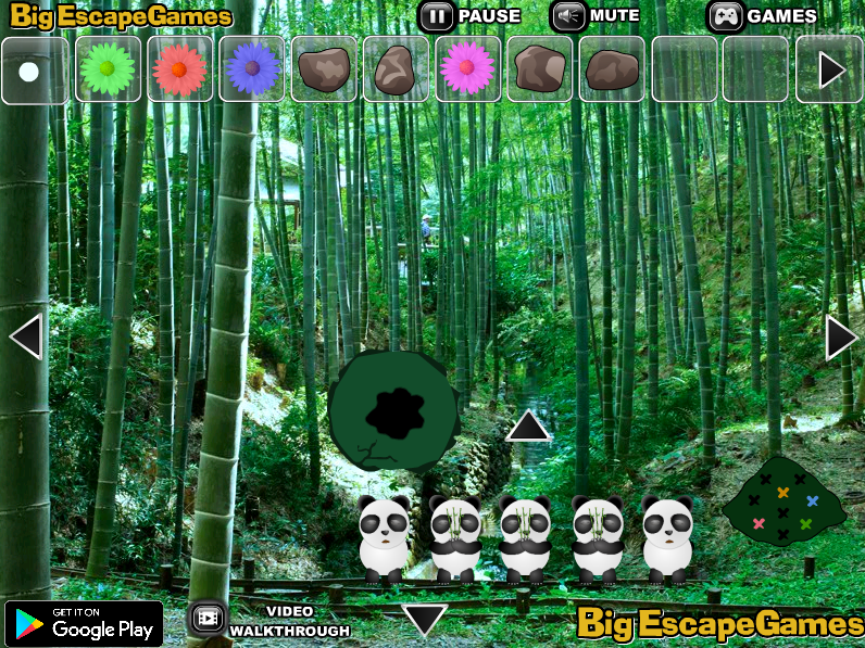 BIG 대나무숲 판다 구출 (Bamboo Forest Panda Rescue) 게임 화면 2