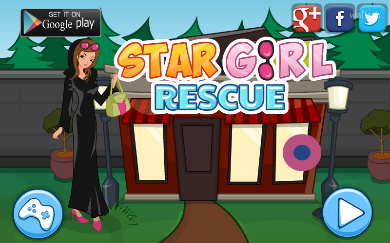 MIRCHI 스타 걸 레스큐 (Star Girl Rescue) 게임 화면 1