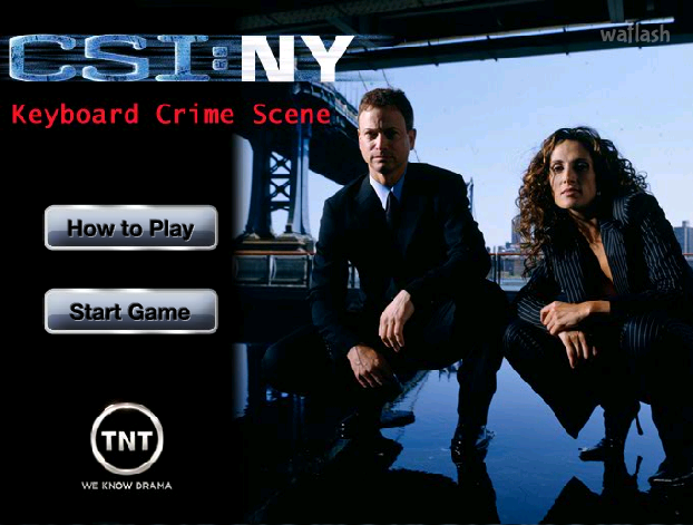 CSI:NY - 타이핑 게임 게임 화면 1