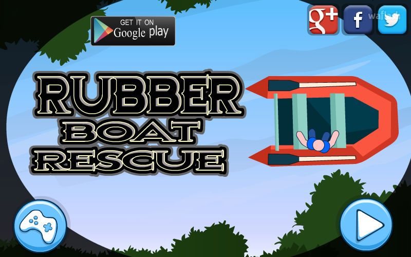 MIRCHI 러버 보트 레스큐 (Rubber Boat Rescue) 게임 화면 1