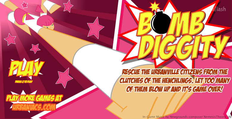 봄 디기티 (Bomb Diggity) 게임 화면 1
