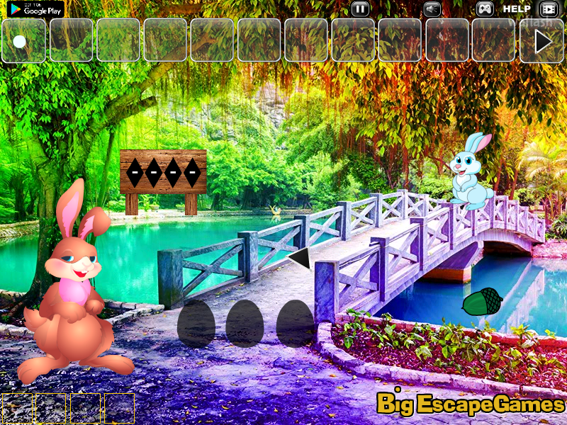 BIG 이스터 버니 랜드 이스케이프 (Easter Bunny Land Escape) 게임 화면 2