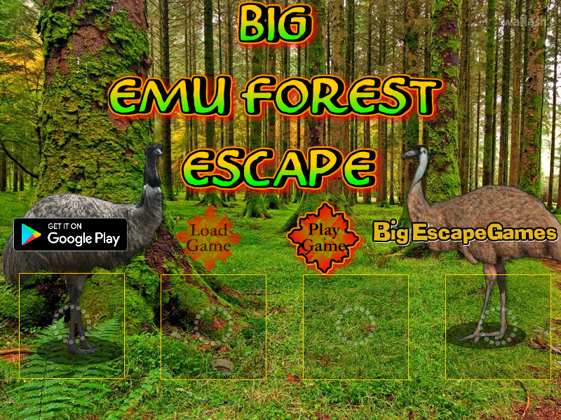 BIG 에뮤 포레스트 이스케이프 (Big Emu Forest Escape) 게임 화면 1