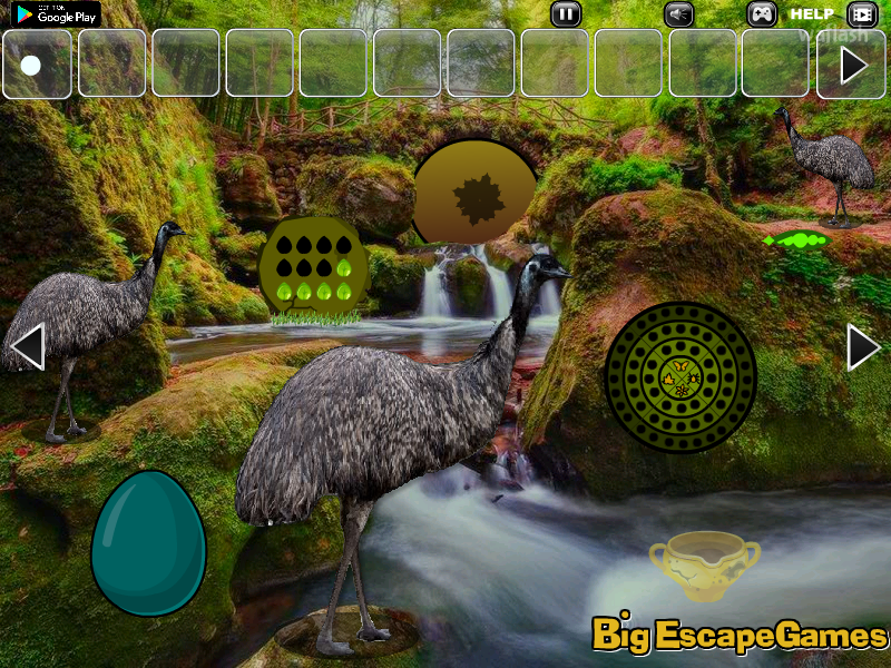 BIG 에뮤 포레스트 이스케이프 (Big Emu Forest Escape) 게임 화면 2