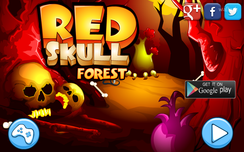 MIRCHI 빨간 해골 숲 탈출 (Red Skull Forest) 게임 화면 1