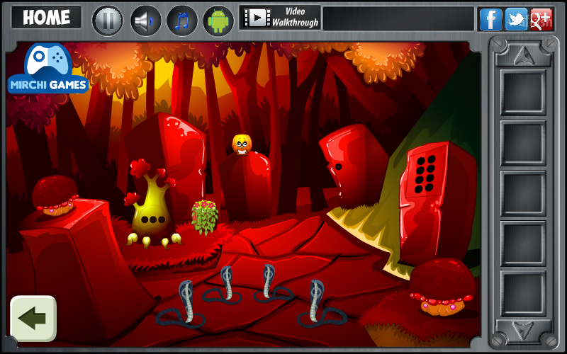MIRCHI 빨간 해골 숲 탈출 (Red Skull Forest) 게임 화면 2