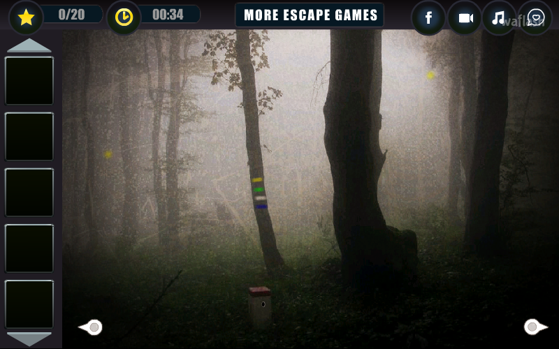 FreeRoomEscape - 신비한 안개 숲 탈출 (Mysterious Foggy Forest) 게임 화면 2