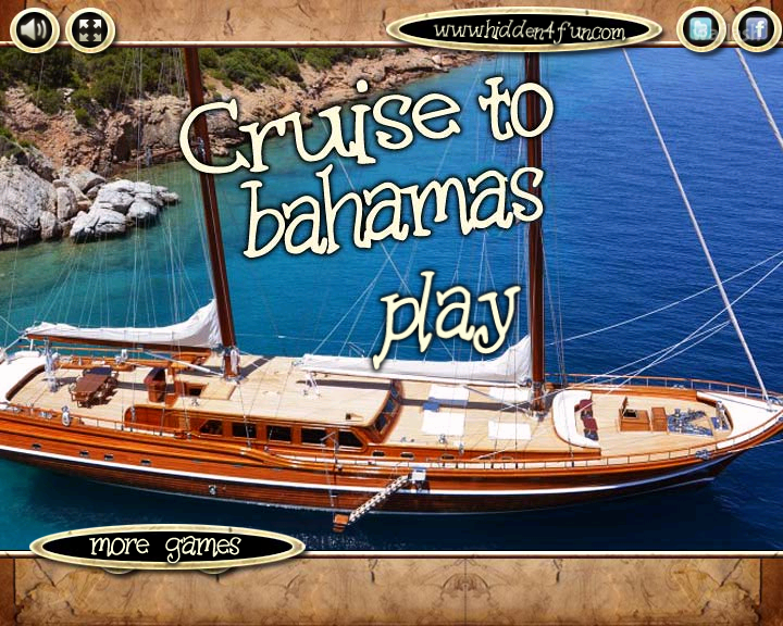Hidden4fun 숨은그림찾기 - 크루즈 투 바하마 (Cruise to Bahamas) 게임 화면 1