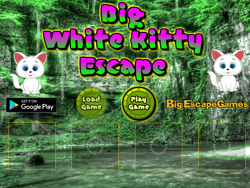 BIG 화이트 키티 이스케이프 (White Kitty Escape) 게임 화면 1
