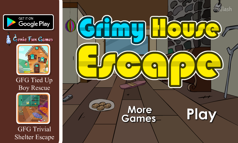 GFG 그리미 하우스 이스케이프 (Grimy House Escape) 게임 화면 1