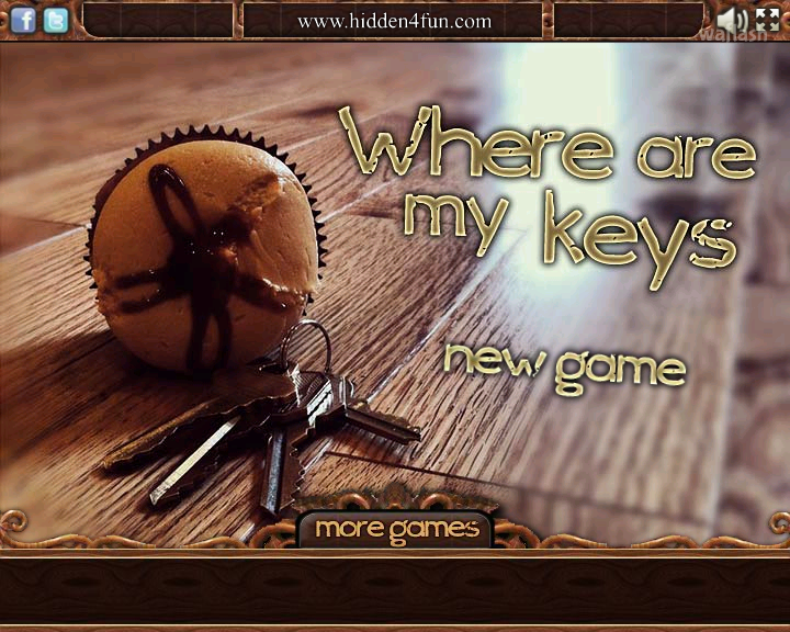 Hidden4fun 숨은그림찾기 - Where are My Keys 게임 화면 1