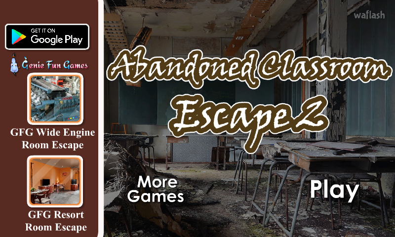 GFG 폐교실 탈출 2 (Abandoned Classroom Escape 2) 게임 화면 1