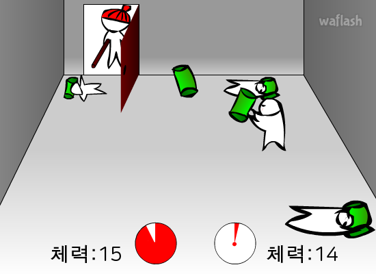 베개파이터 게임 화면 2