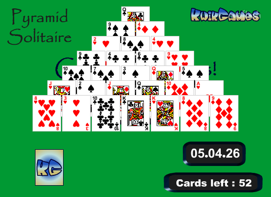 피라미드 솔리테어 (Pyramid Solitaire) 게임 화면 2