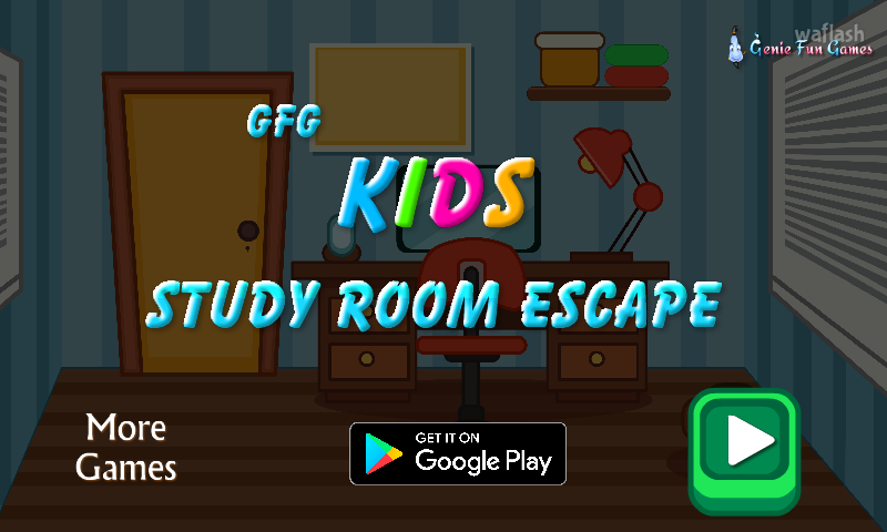 GFG 키즈 스터디 룸 이스케이프 (Kids Study Room Escape) 게임 화면 1