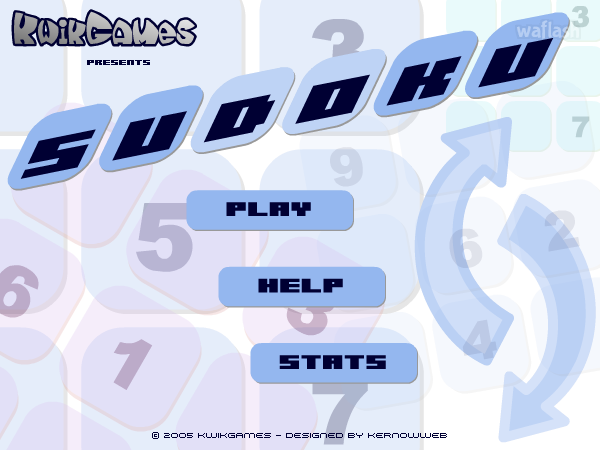 스도쿠 (Sudoku) 게임 화면 1